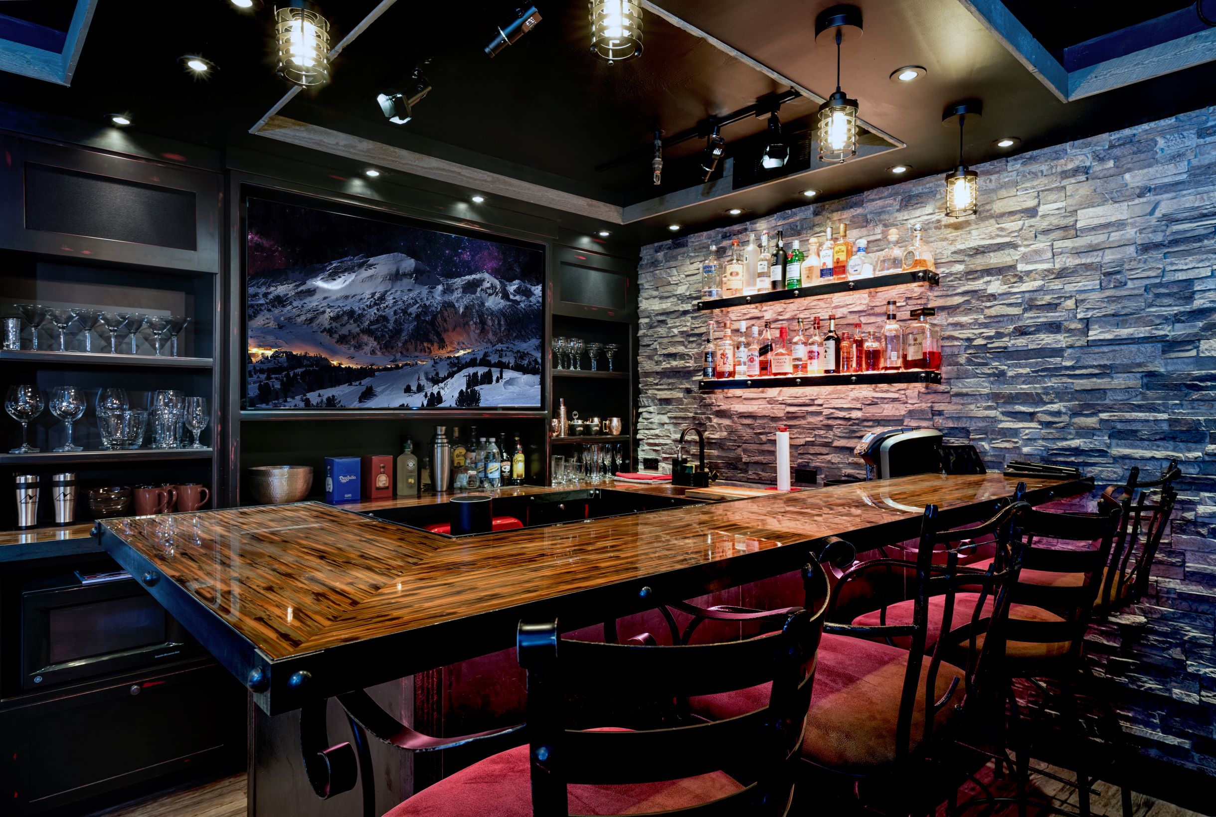 Media Room Bar Angle Small